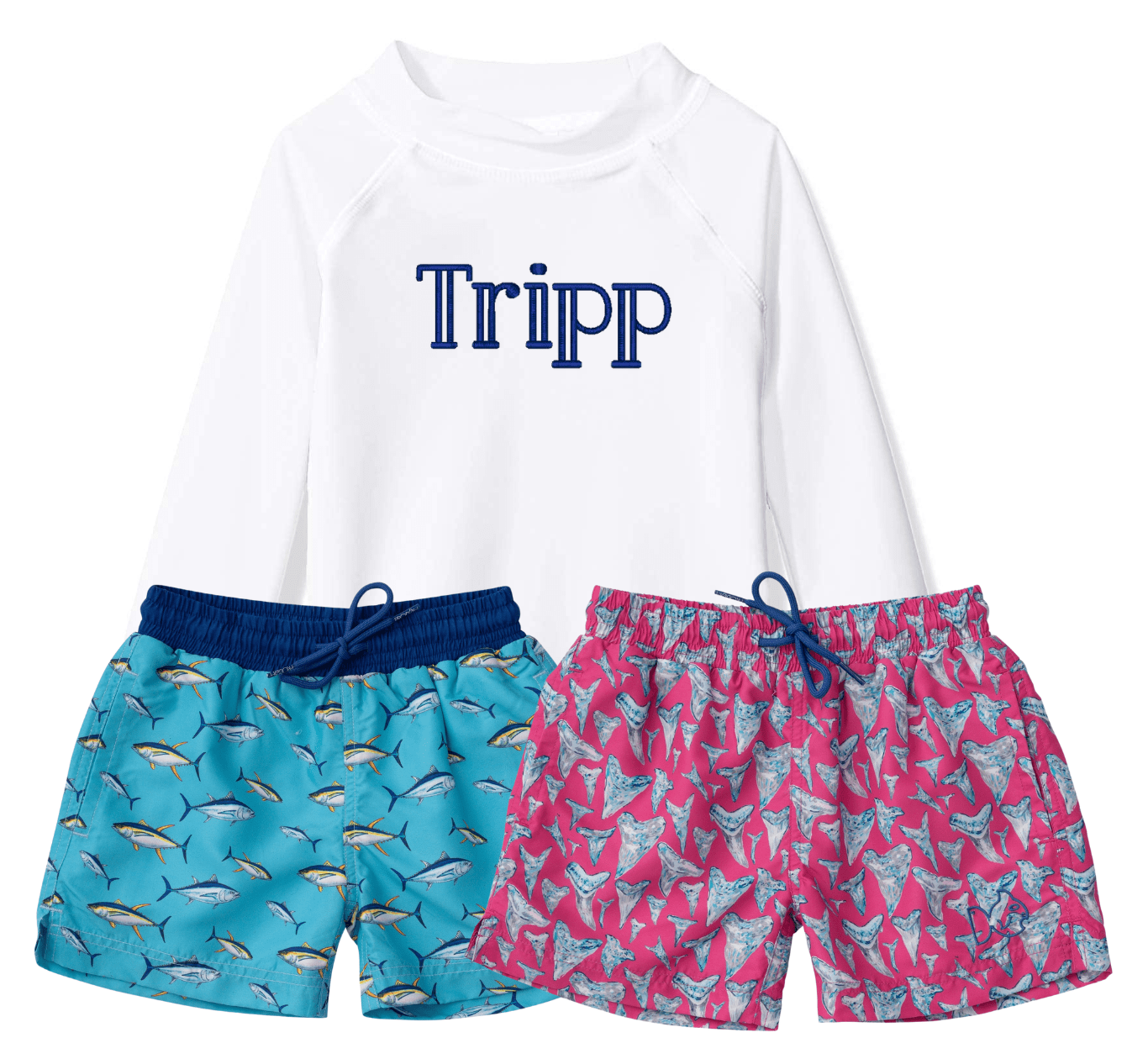 Boys White Rashguard