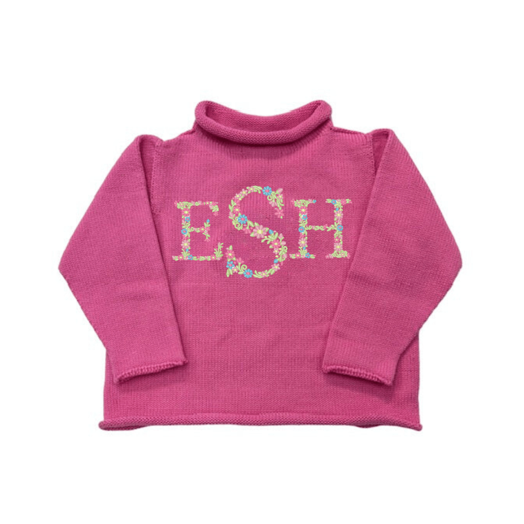 Rollneck Sweater, Fuchsia