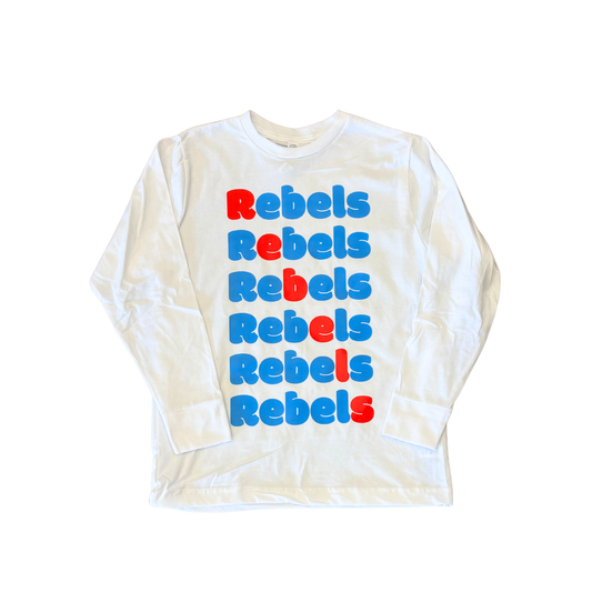 Stacked Rebels Long Sleeve Tee