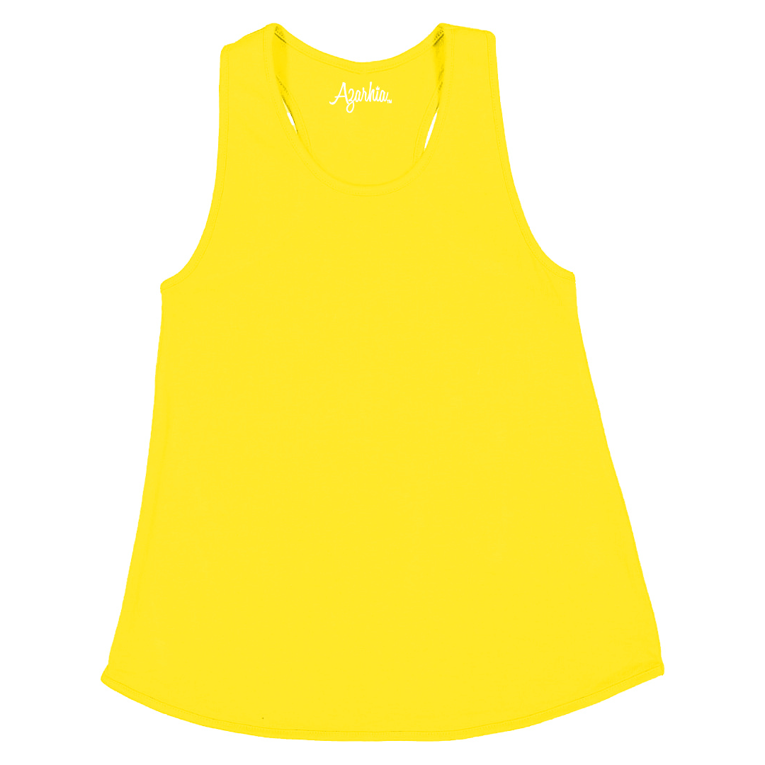 Cotton Racer Back, Yellow