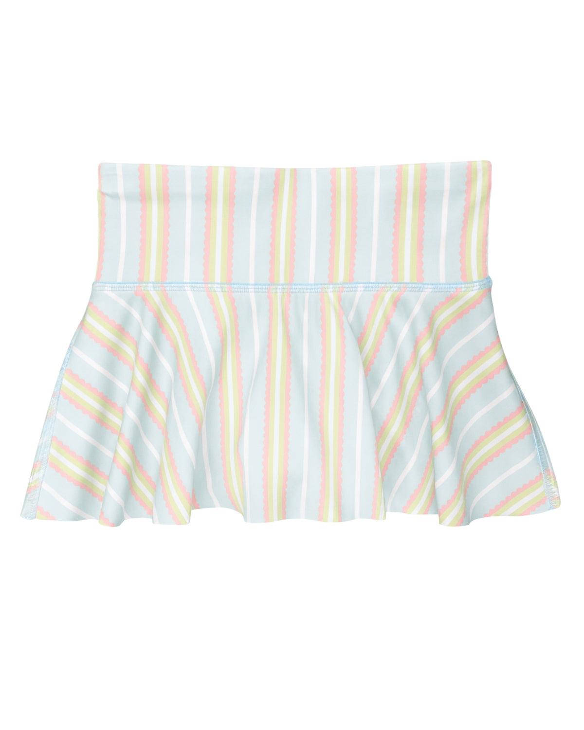 Blue Pink Stripe Skort
