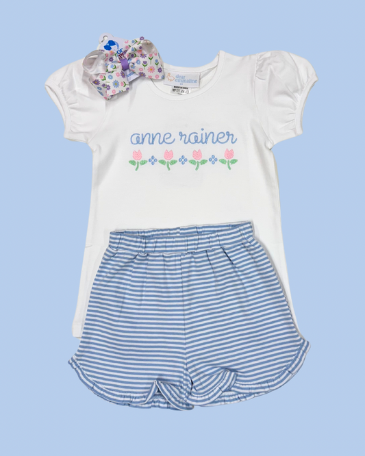 Tulip Dot Name Shirt