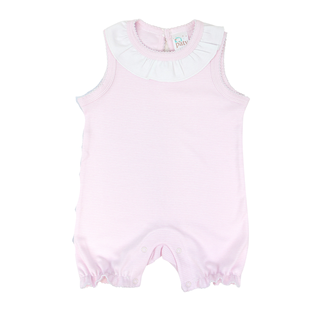 Pink Stripe Pima Bubble