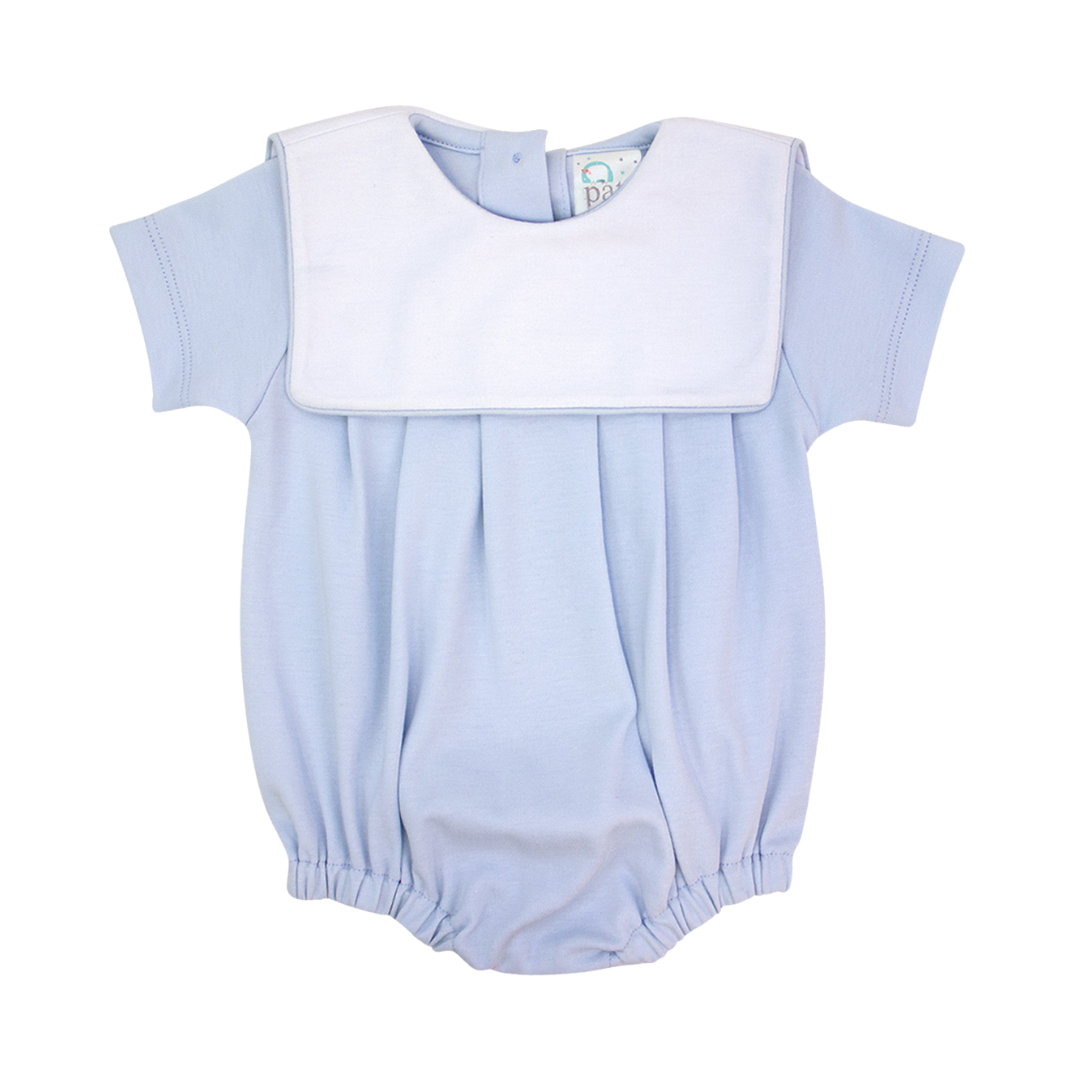 Blue Pima Bib Bubble