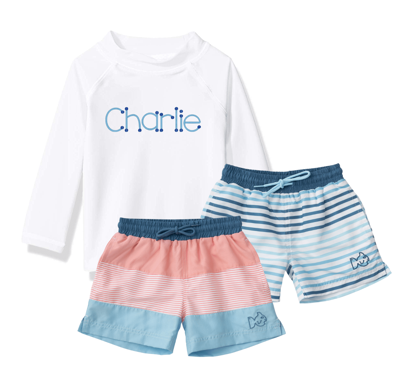 Boys White Rashguard