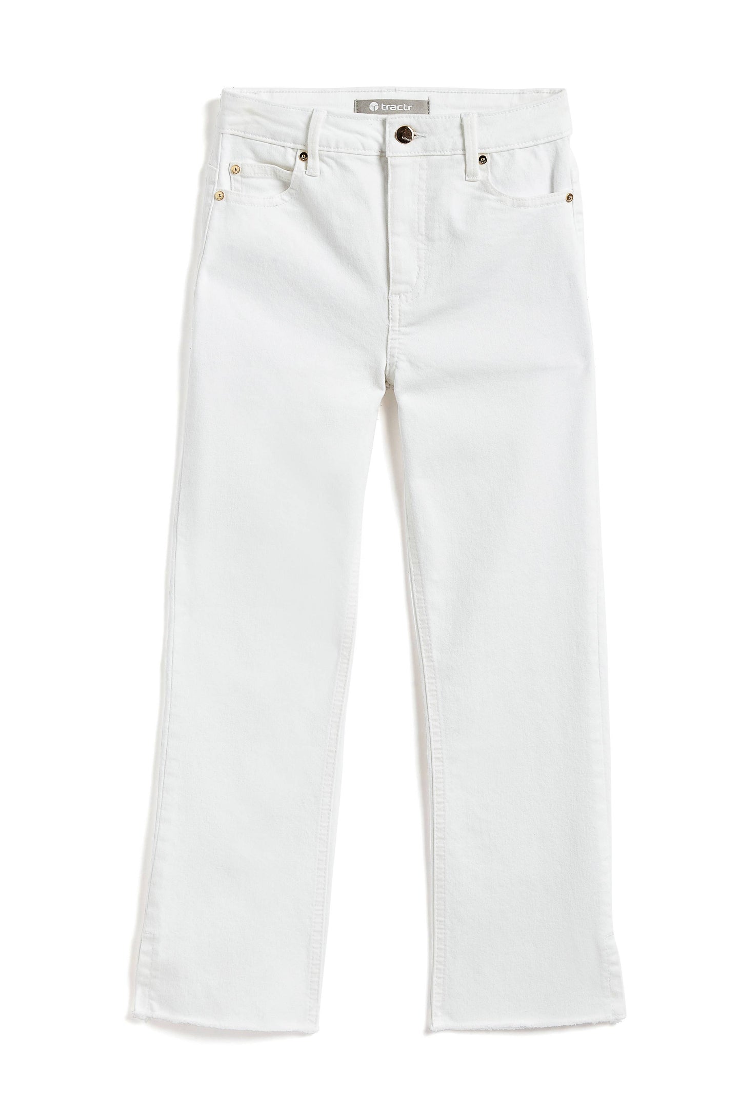 GIRLS-HIGH RISE CROP FLARE