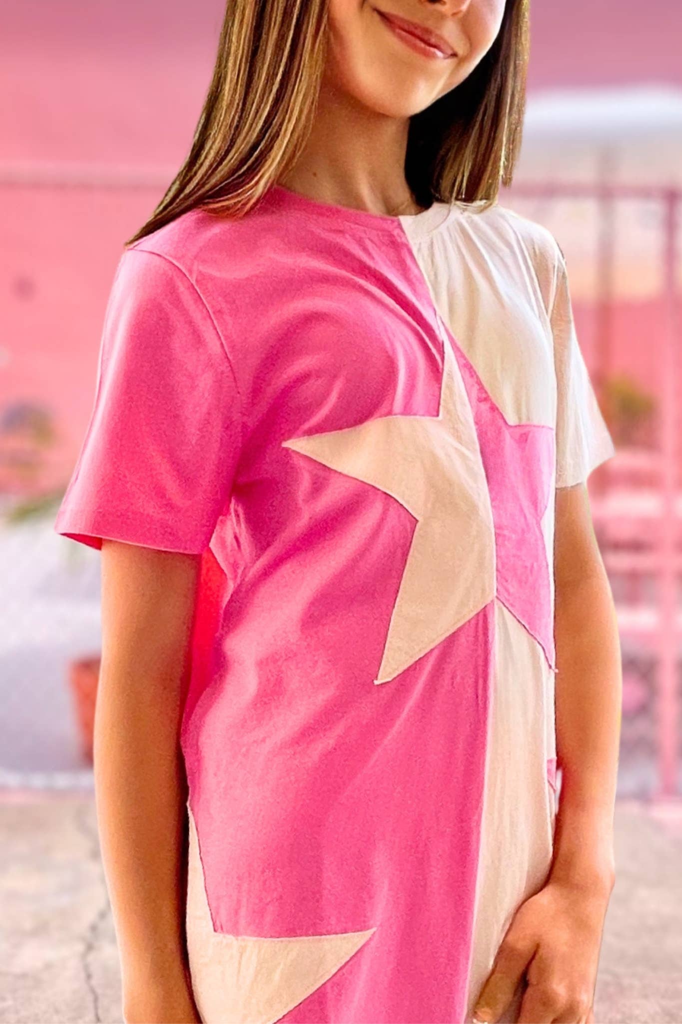 Color Block Star Dress