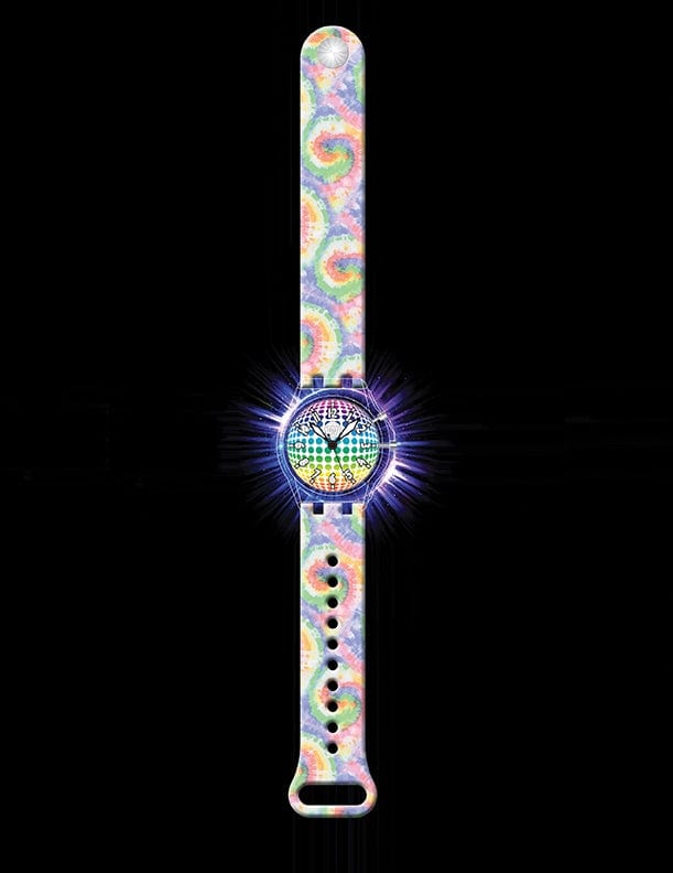 Tropical Tie Dye Watch, Light Up