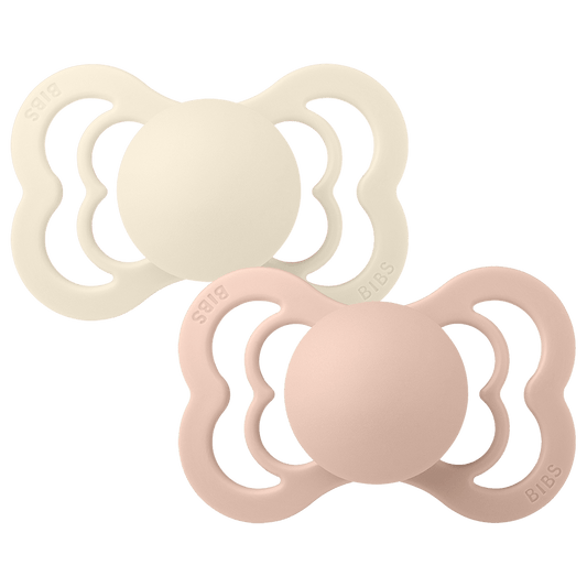 BIBS SUPREME 2-Pack Ivory/Blush