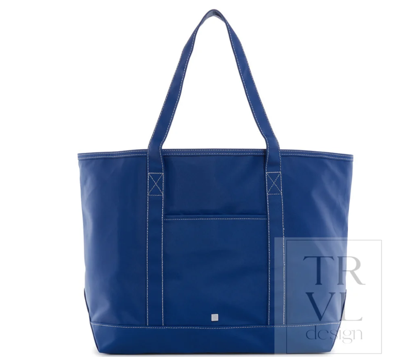 Maxi Tote, Coated Canvas Large Blue Bell