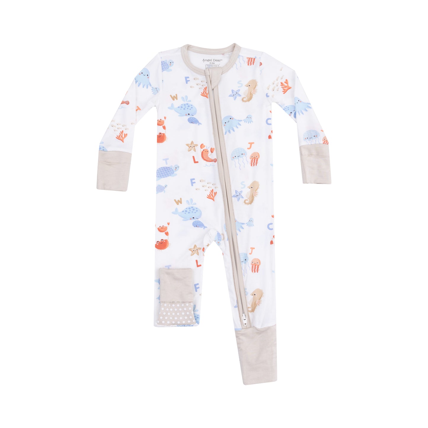 Coastal ABSs 2-way Zipper Romper