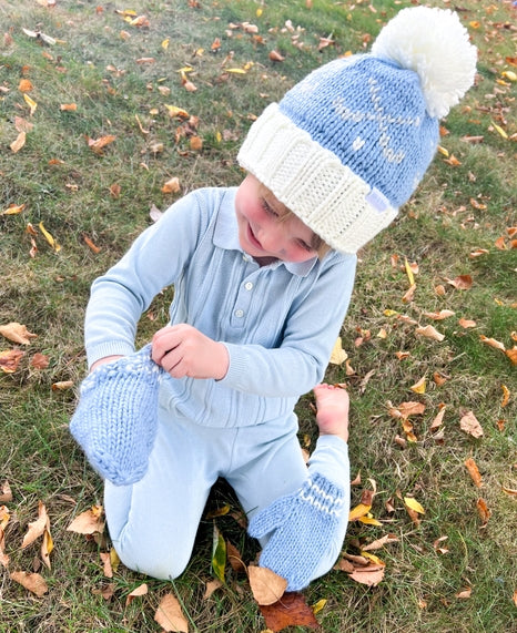 Golf Bobble Hat, Toddler & Kid Size