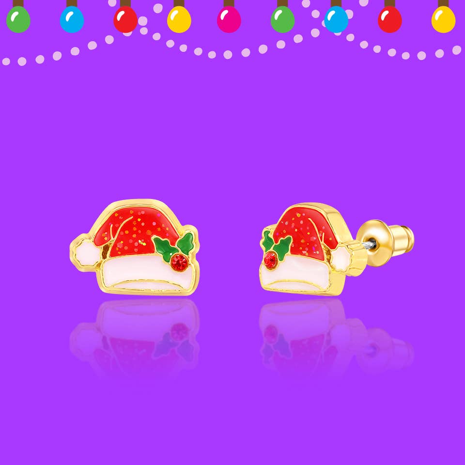 Merry Santa Hat | Cutie Stud Earrings | Christmas 2026