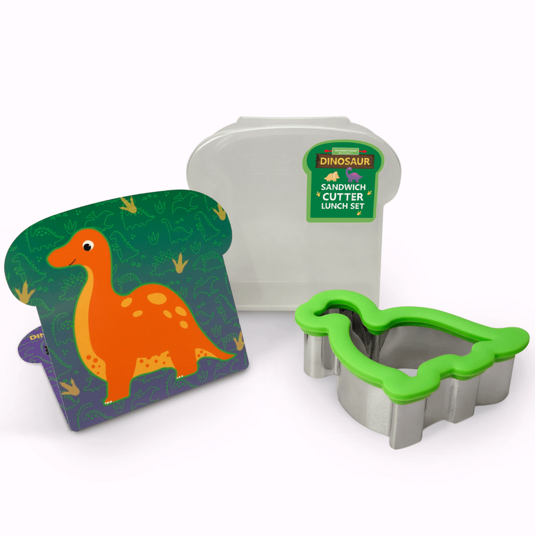 Sandwich Cutter Lunch Set, Dinosaur