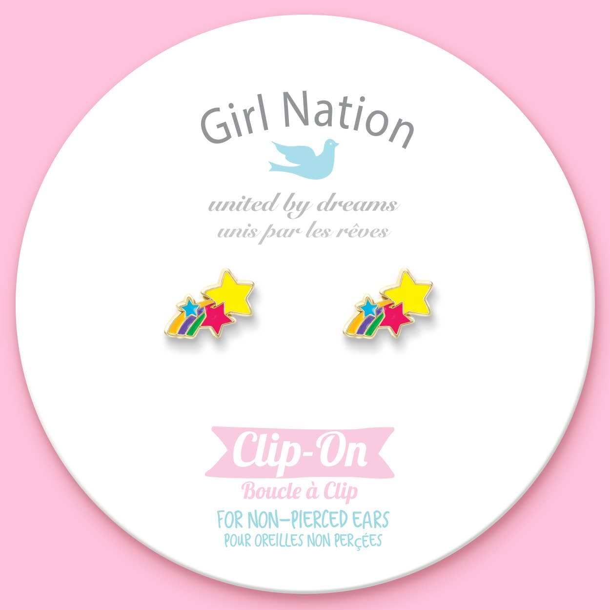 Clip On Earrings- Shooting Stars