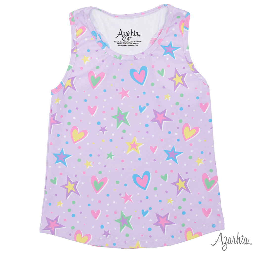 Hearts & Stars Printed Tank