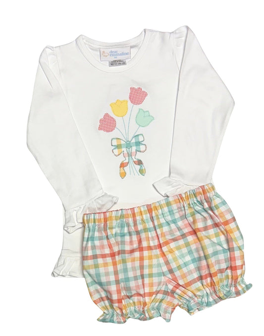 Spring Bouquet Applique Shirt