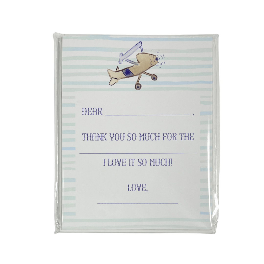 Airplane Children's Thank You Notecards