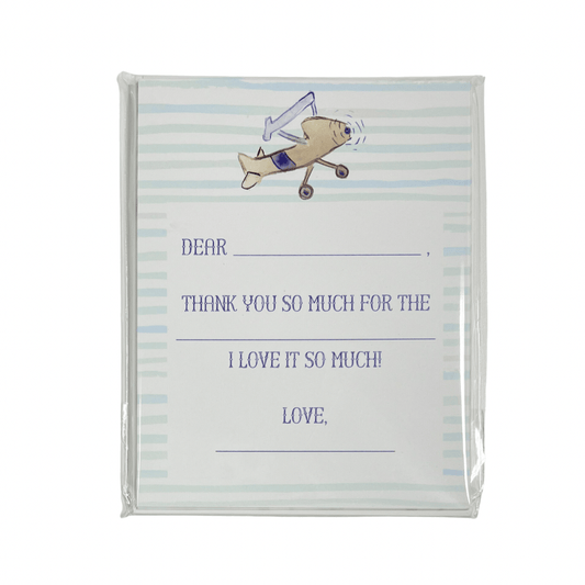 Airplane Children's Thank You Notecards