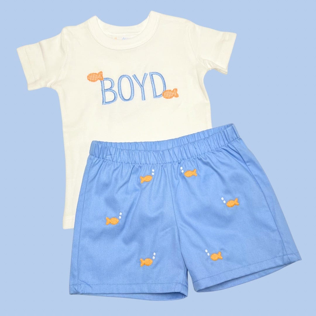 Mini Goldfish Applique Shirt