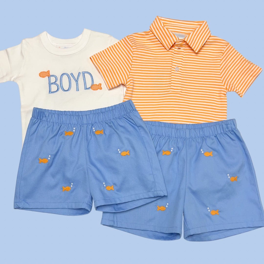 Mini Goldfish Applique Shirt
