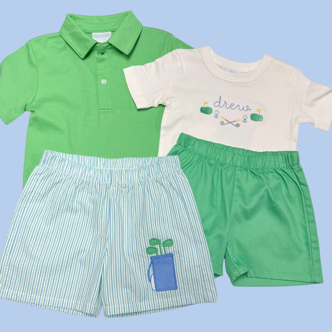 Boys Golf Name Frame Shirt
