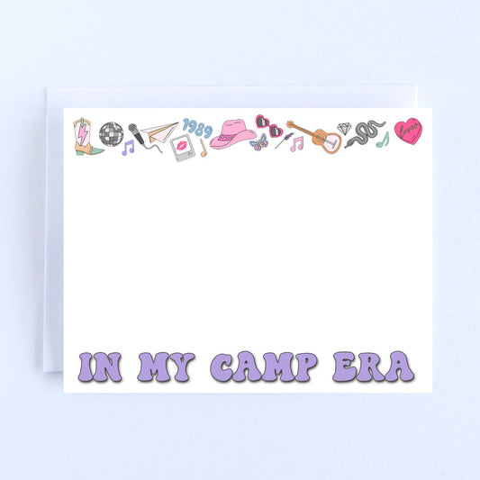 "In My Camp Era" Stationery