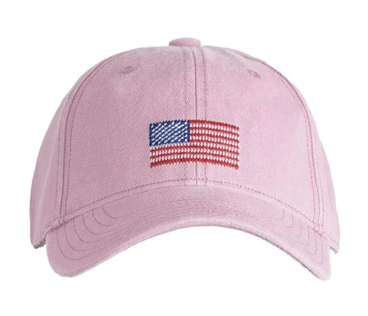 Light Pink American Flag Baseball Cap