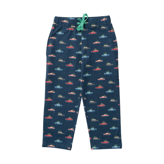 Lounge Life Pant, Christmas Car Print