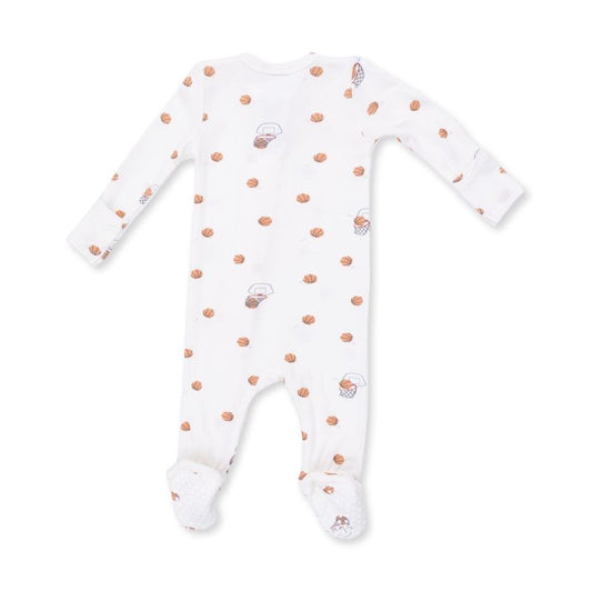Mini Basketballs, 2 Way Zipper Footie