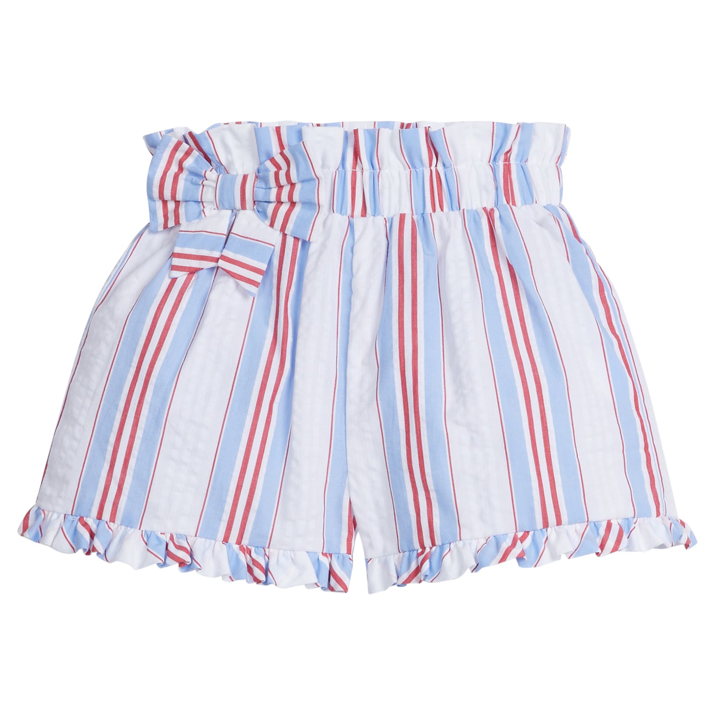 Paperbag Bow Short - Americana Stripe