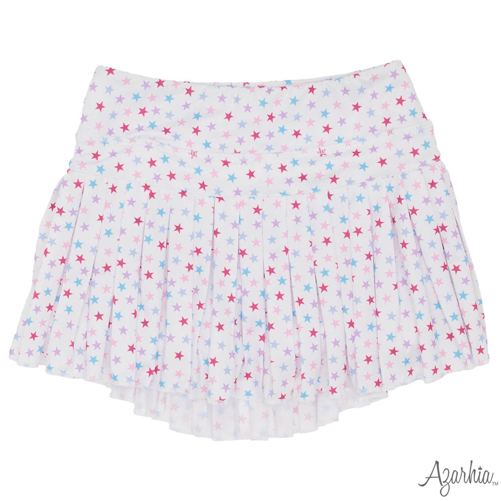 Pastel Stars Mini Pleated Skort