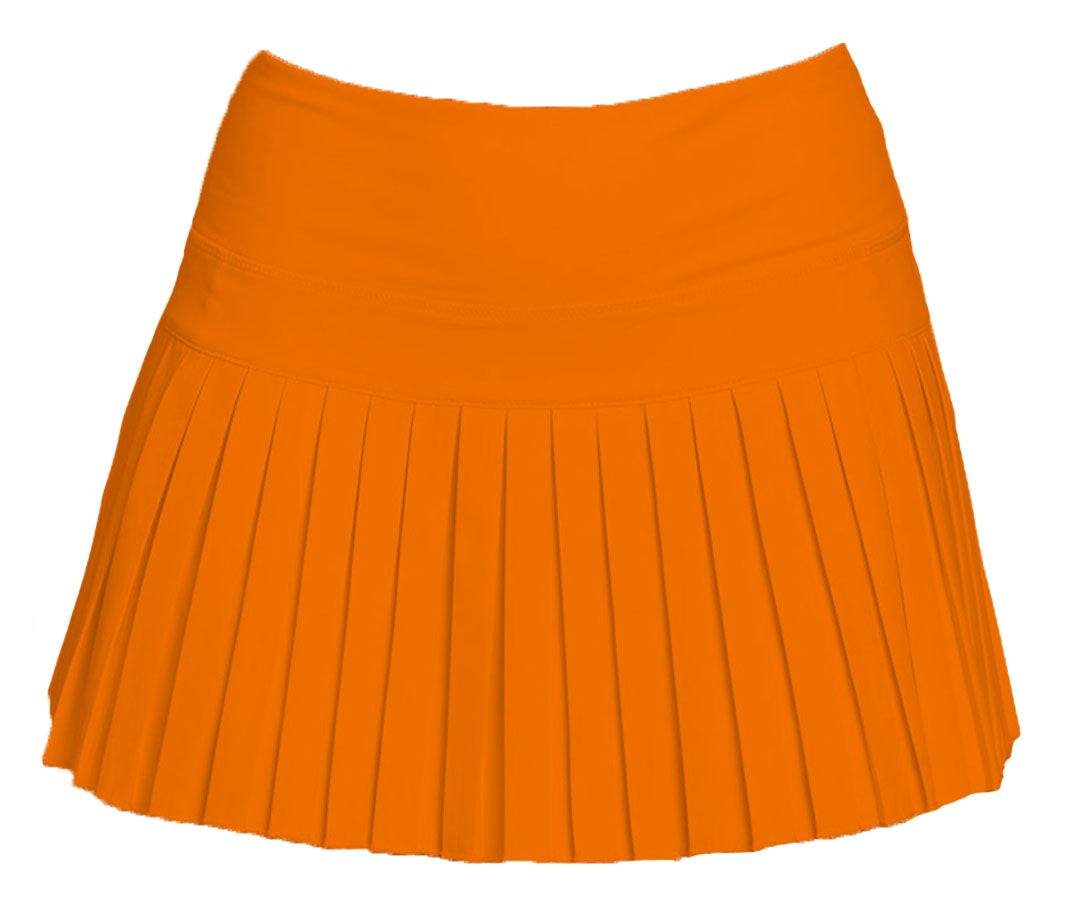 Mini Pleated Skort, Orange
