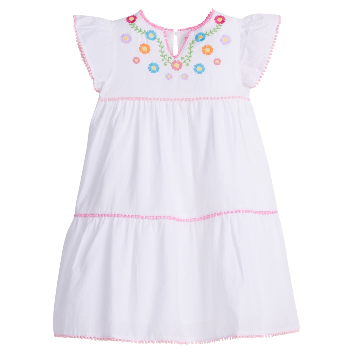 Positano Dress - Multi Embroidery