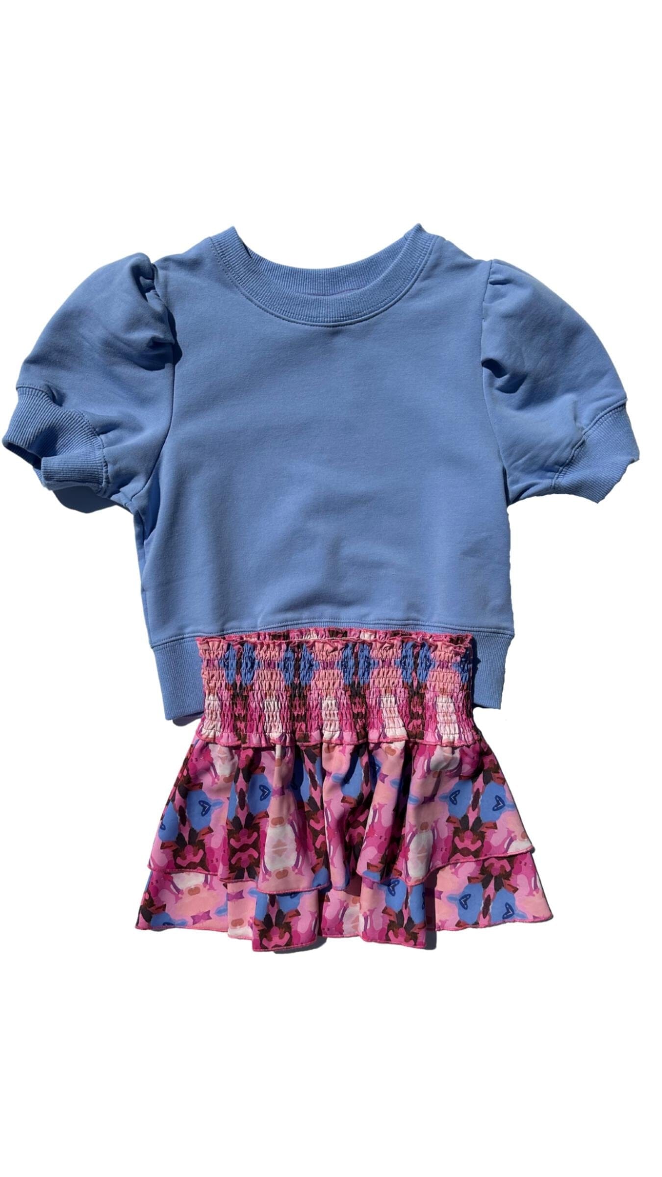 Scottie Skirt - Pink & Red