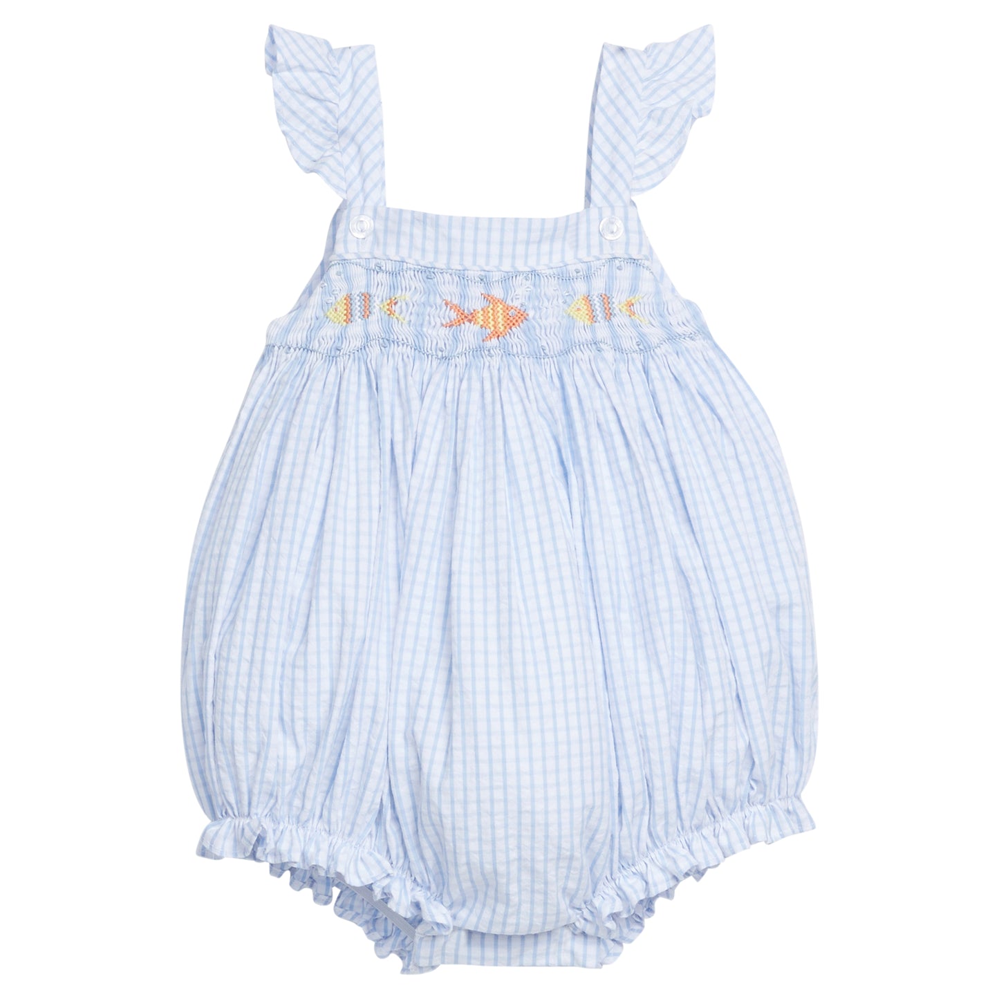 Smocked Lizzie D Bubble - Fish