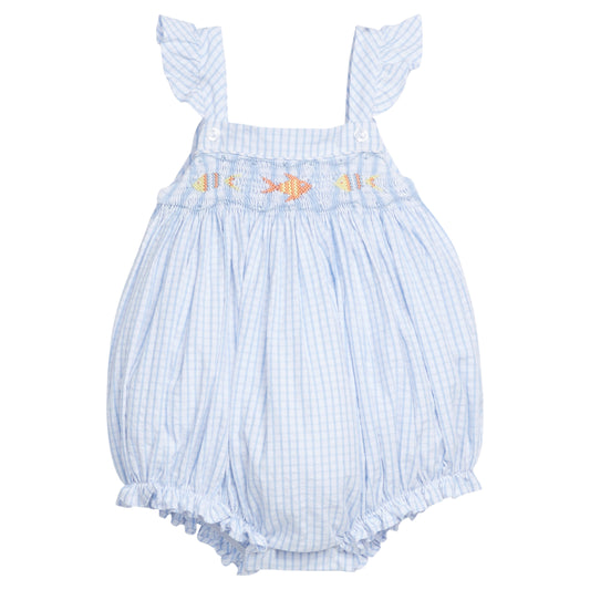 Smocked Lizzie D Bubble - Fish