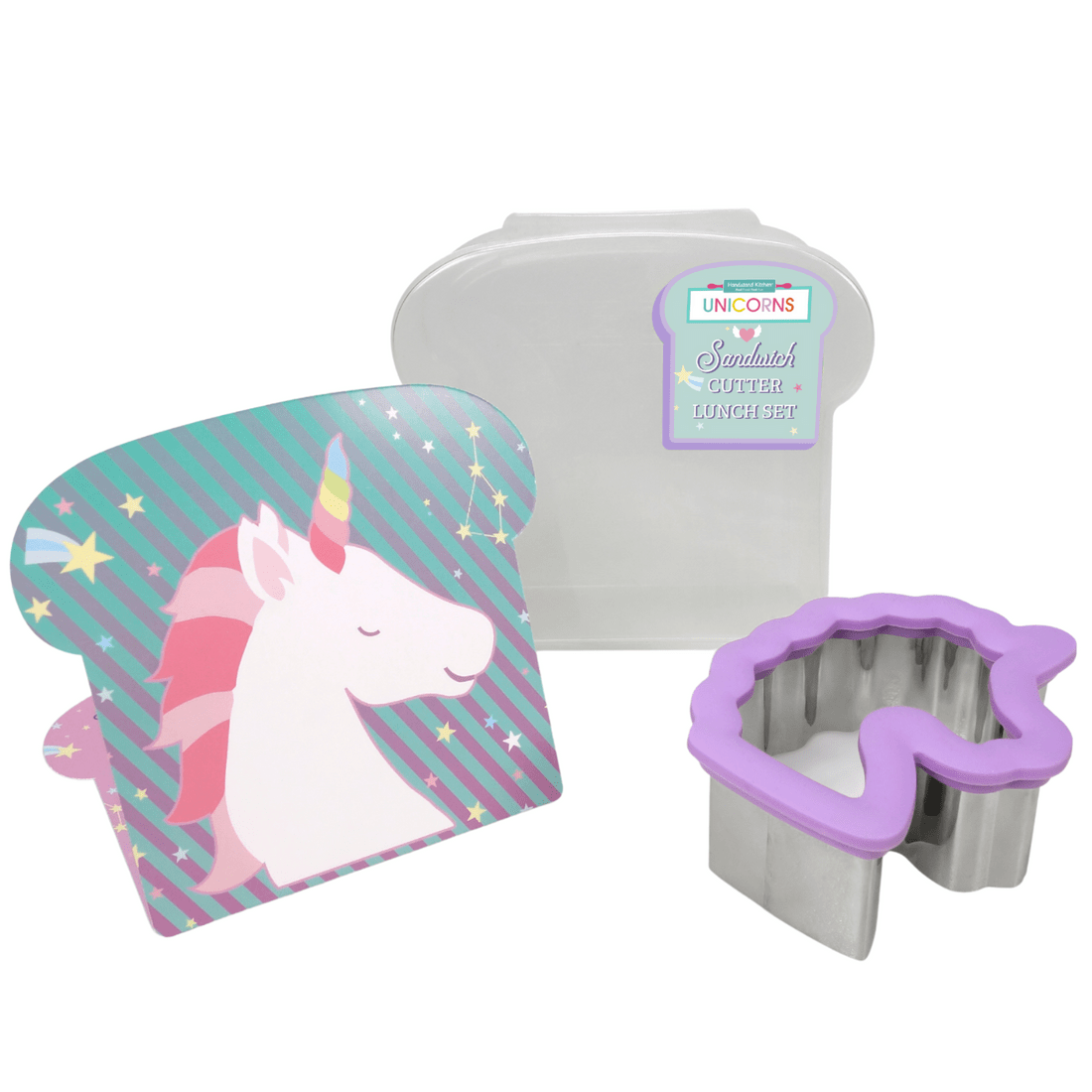 Sandwich Cutter Lunch Set, Unicorn