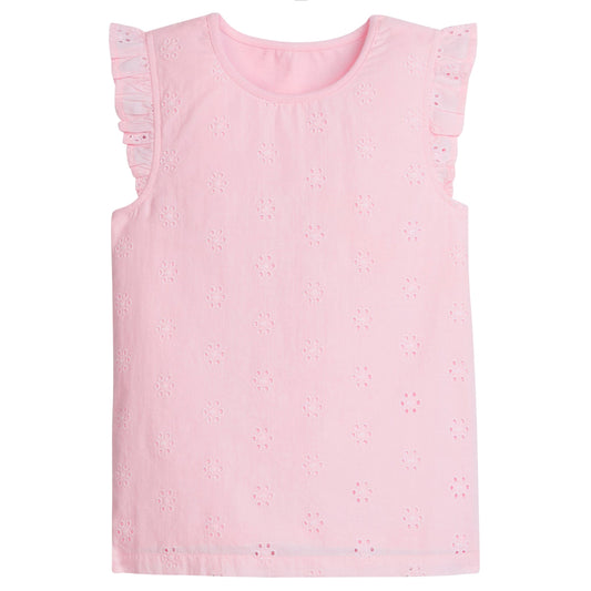Wilder Tank, Light Pink Eyelet