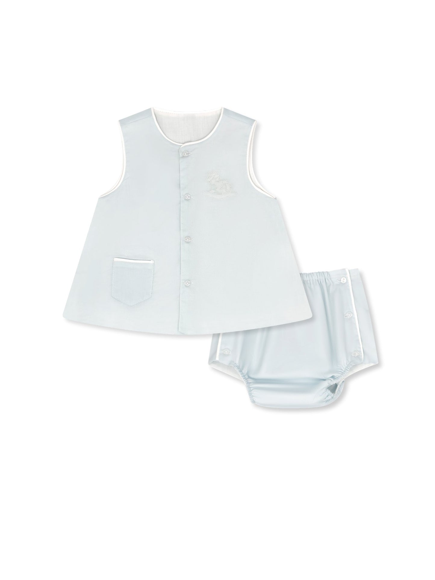 Mason Diaper Set - Blessings Blue