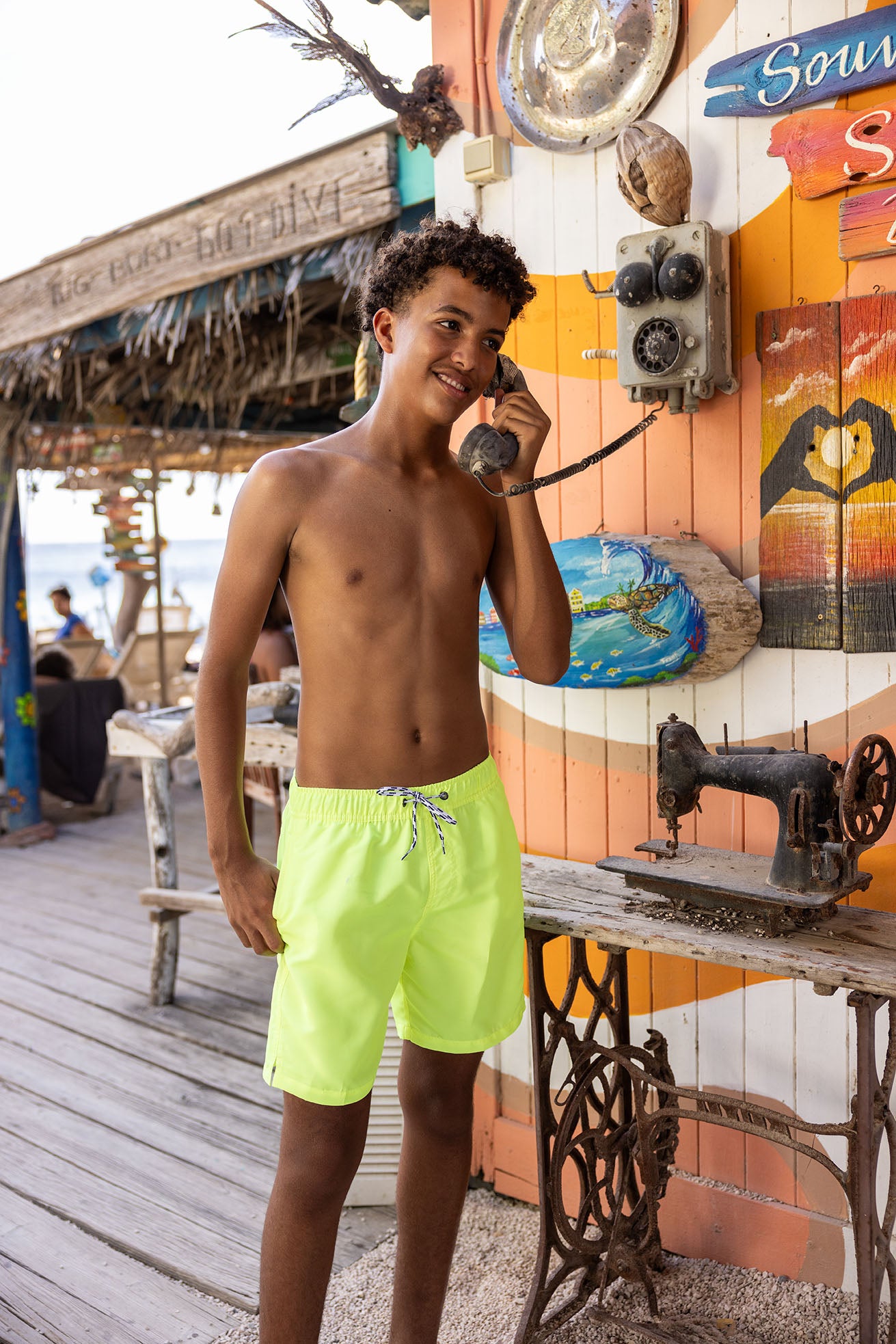 Citron Comfort Lined Swim Short