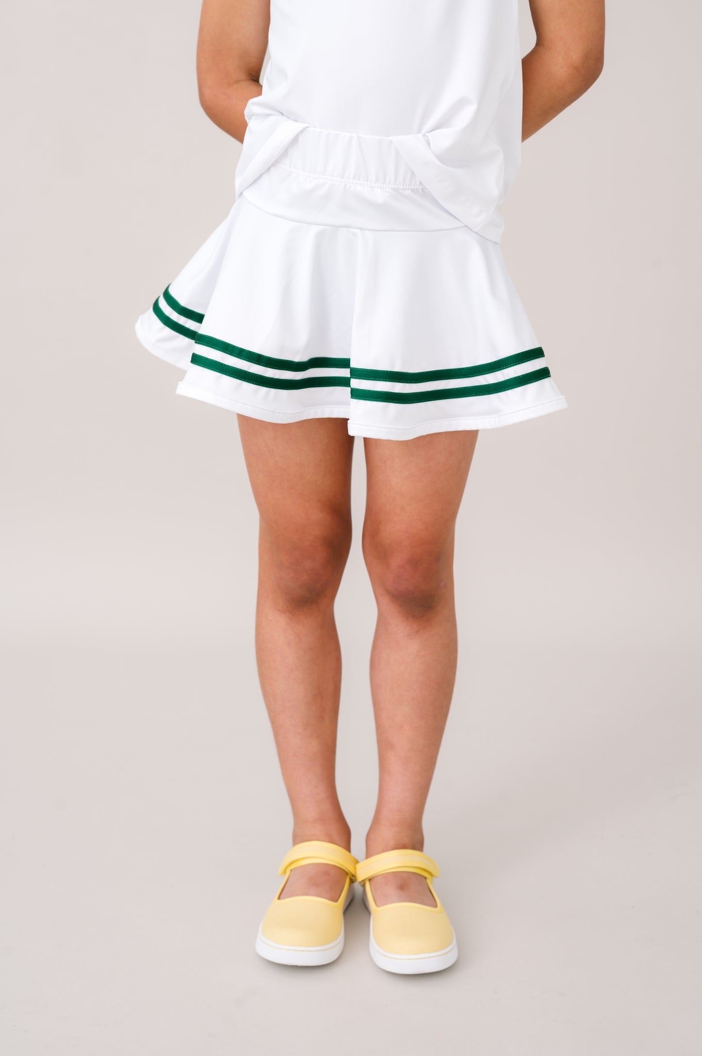 Callie Skort - Pure Coconut/Augusta Green
