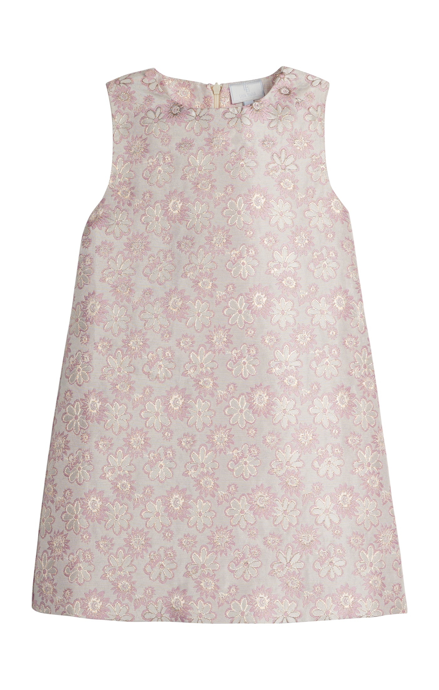 Classic Shift Dress - Rosewood Jacquard