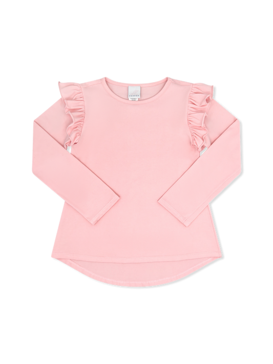 Elizabeth Blouse, Pensacola Pink Knit