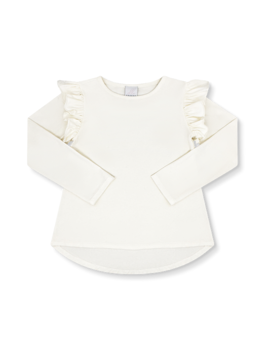 Elizabeth Blouse, Charlotte Cream Knit