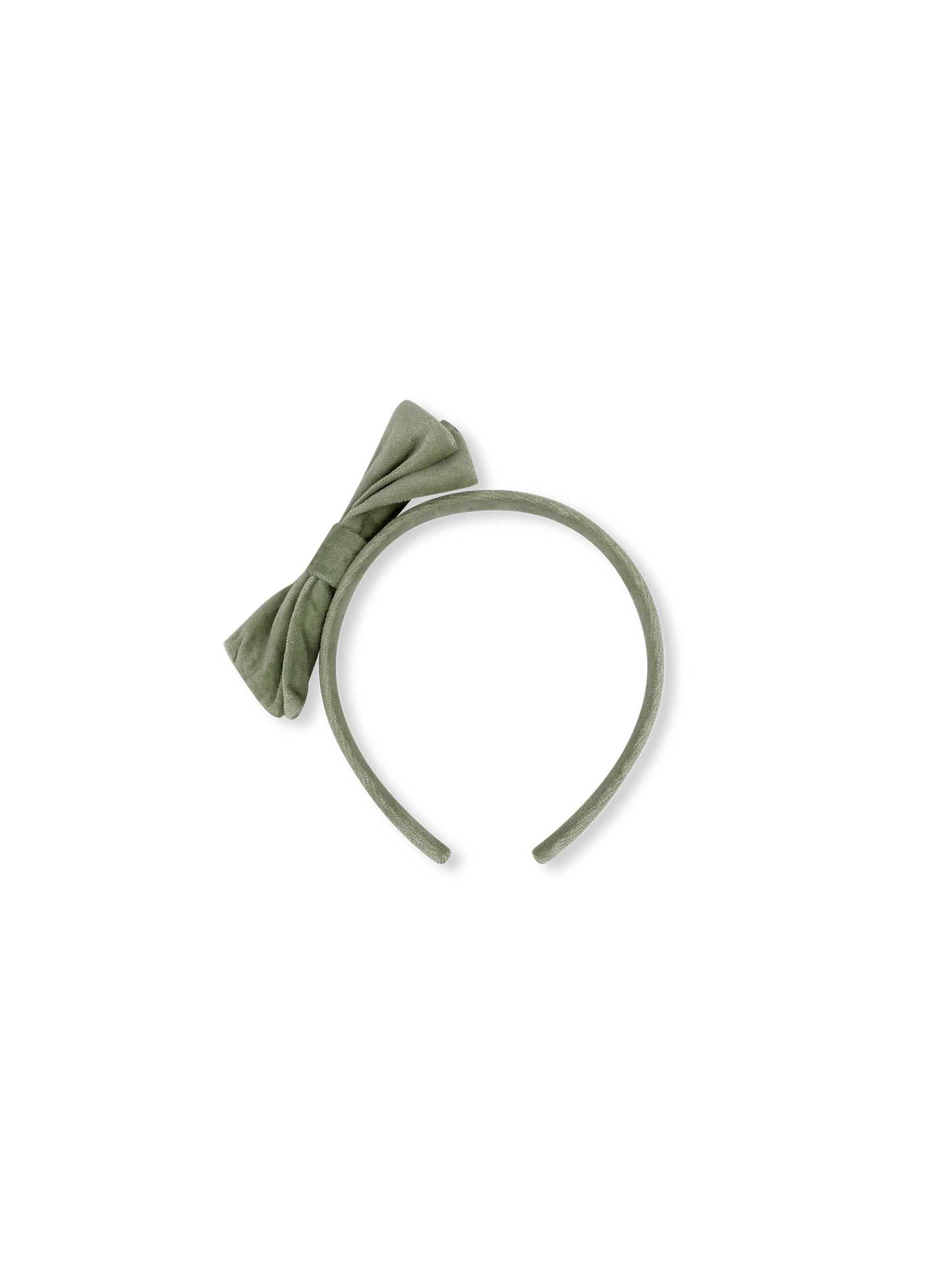 Hadley Headband, Leyland Green Velvet
