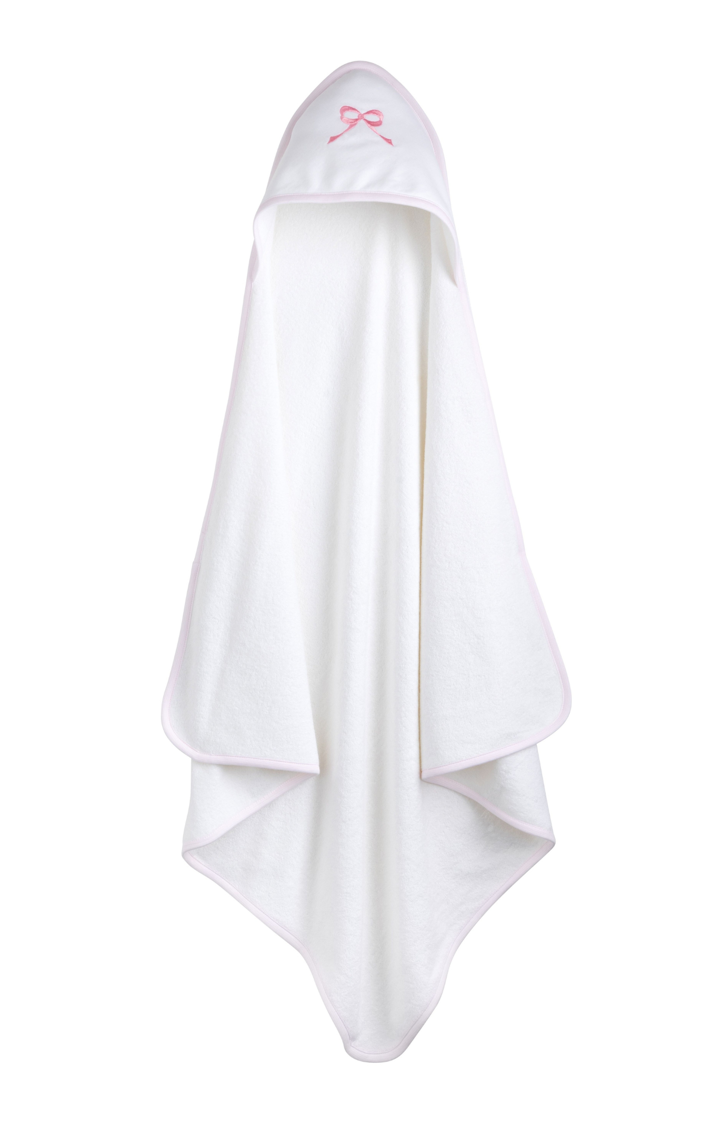 Hooded Towel, Pink Bow