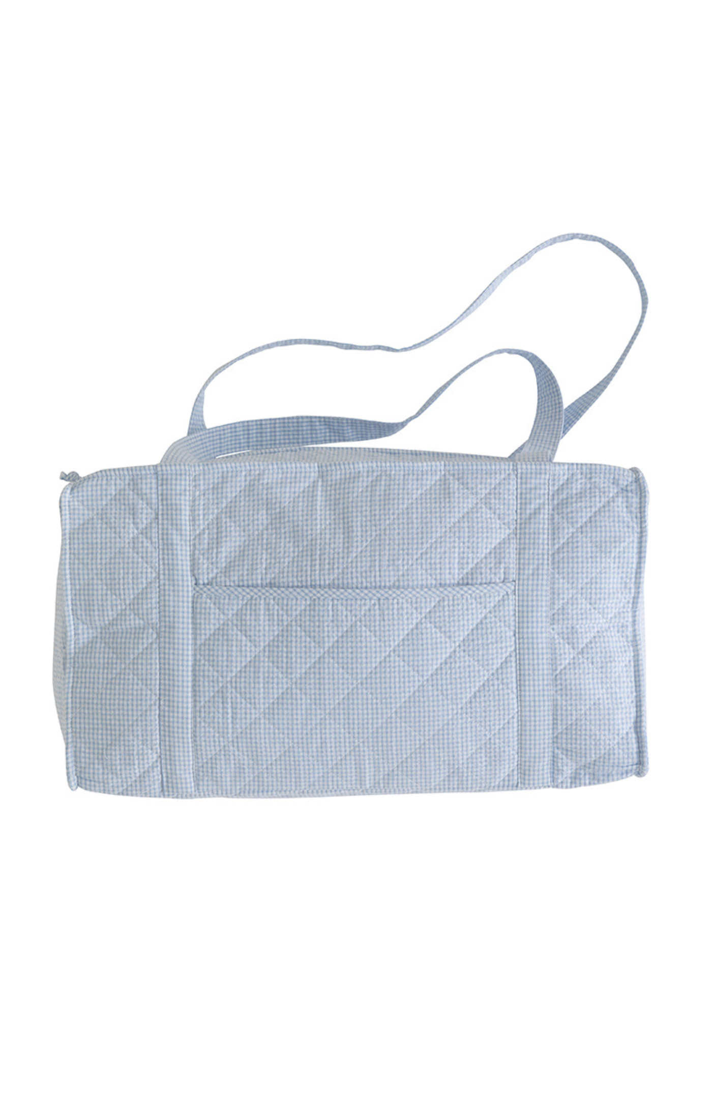 Quilted Duffle Bag, Light Blue