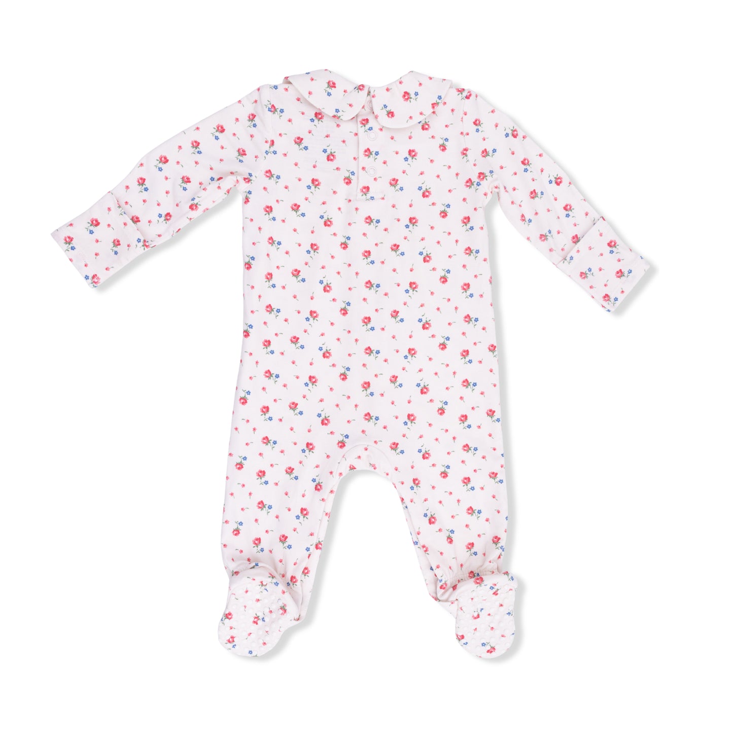 Joli Rosette Smocked Footie