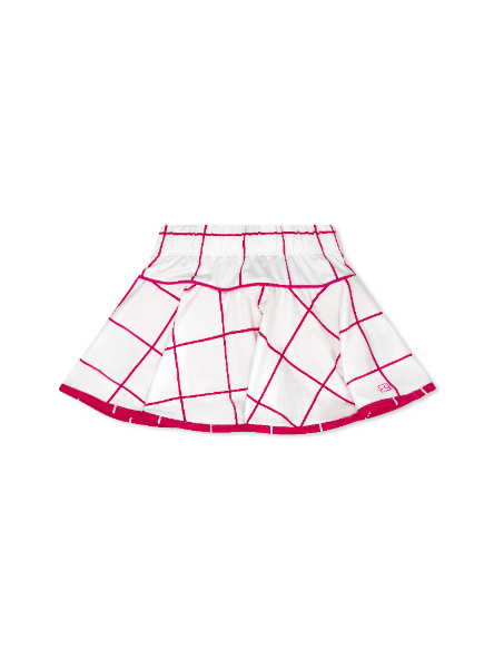 Quinn Skort, Power Pink Windowpane